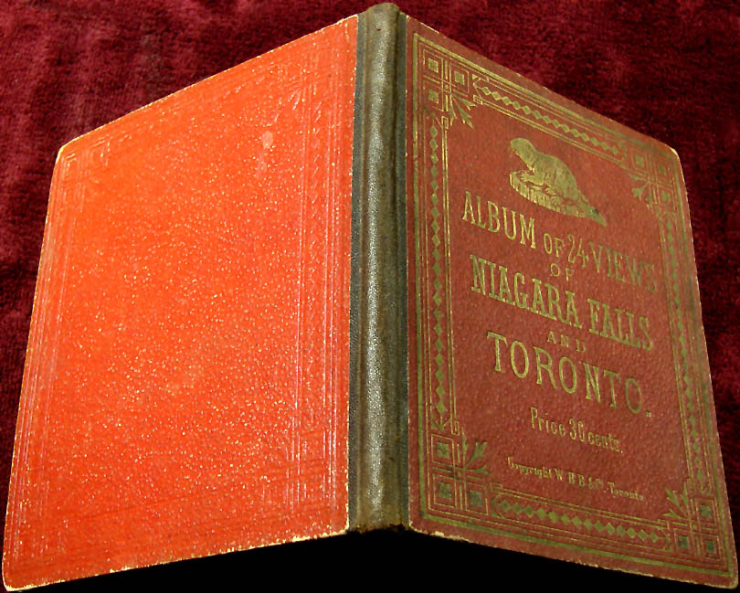 Old Niagara Falls & Toronto Canada Advertising Souvenir Picture Album Book