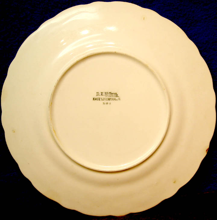 1921 Clearlake Oklahoma Advertising Souvenir Porcelain or Ceramic Calendar Bird Plate