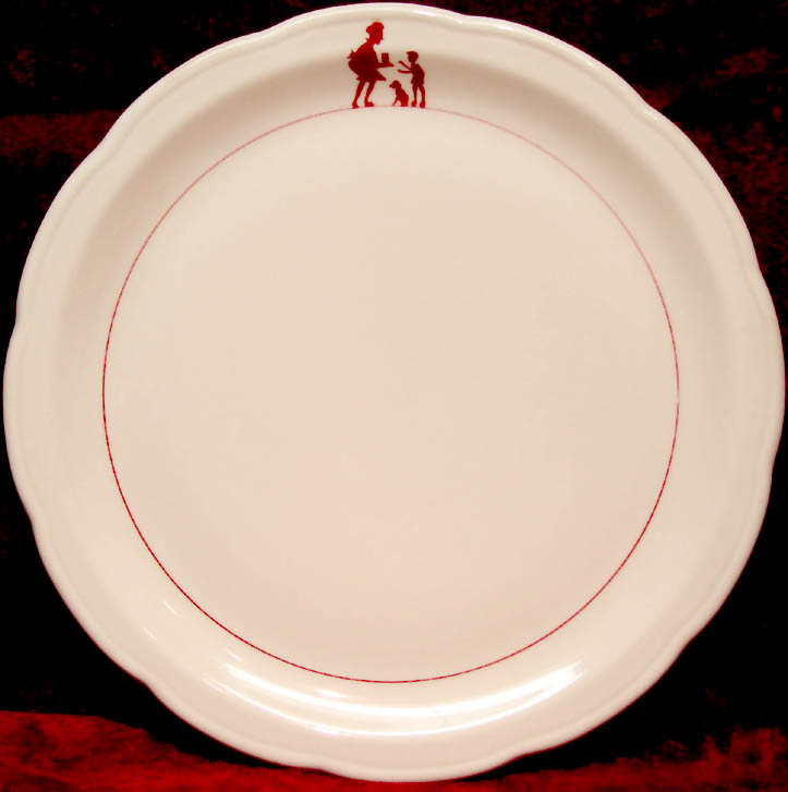 Large Old Howard Johnson’s Restaurant Advertising Heavy Porcelain Dinner Plate
