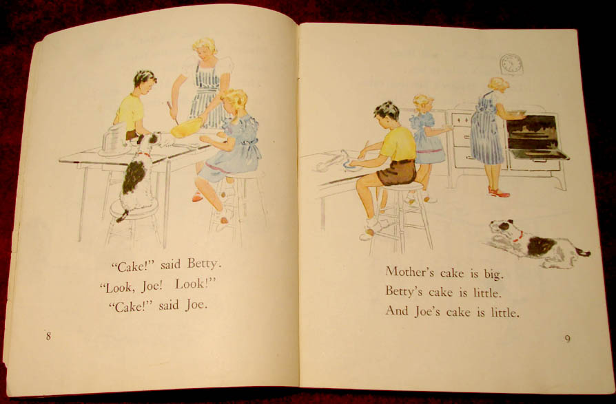 1944 Play At Home Color Illustrated School Soft Back Story Book