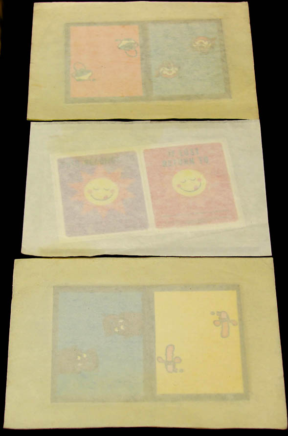 (10) Unused ©1979 Kellogg’s Cereal Advertising Character Note Book Tab Prizes