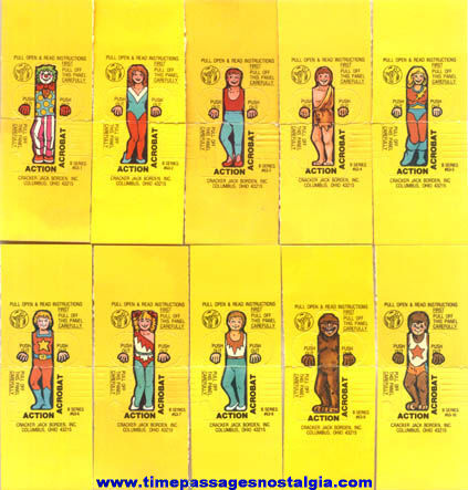 1980s Cracker Jack Series #63 Toy Prizes (action Acrobats)