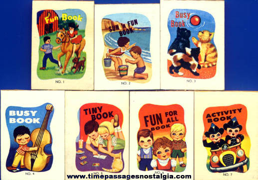 1960s Cracker Jack Activity Fun Booklets