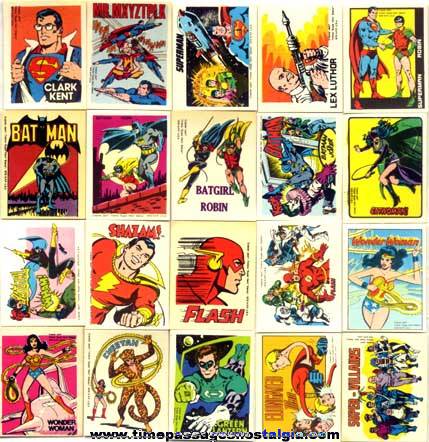 Cracker Jack Marvel "Super Hero Stamp" Prizes