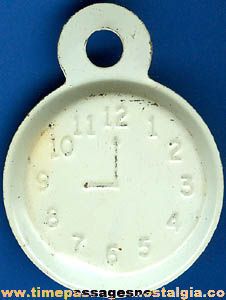 1930’s Cracker Jack Premium / Prize Tin Toy Pocket Watch Prize
