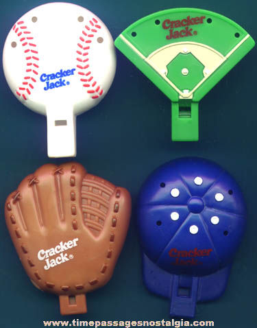 2000 Cracker Jack Baseball Theme Whistle Prizes