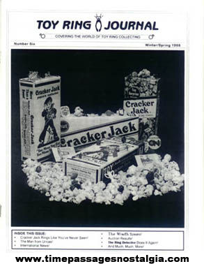 1998 Cracker Jack Toy Ring Journal Reference Publication