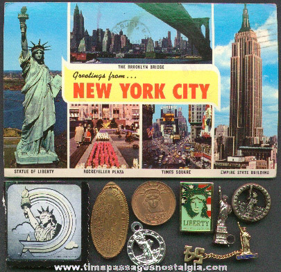 (9) Statue Of Liberty Souvenir Items