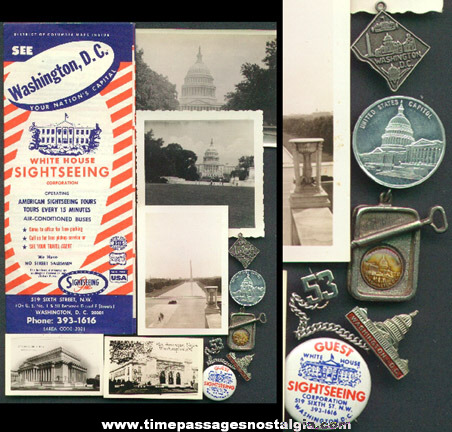 (11) Old Washington, D.C. Souvenir Items