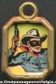 Old Lone Ranger Gum Ball Machine Prize Comic Picture Charm