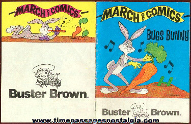 1978 Premium Bugs Bunny Comic Book From Buster Brown & the March of Dimes