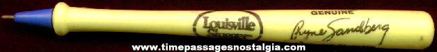 Ryne Sandberg Louisville Slugger Base Ball Bat Pen