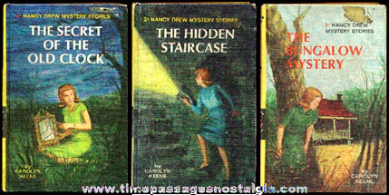 (3) Nancy Drew Books: Volumes #1, #2, & #3