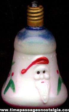 Early Santa Claus Christmas Light Bulb