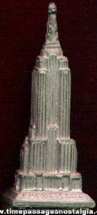 Miniature Metal Empire State Building