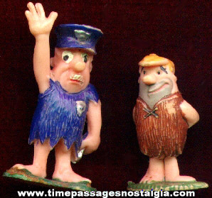 (2) Old Flintstones Character Tinykin Figures