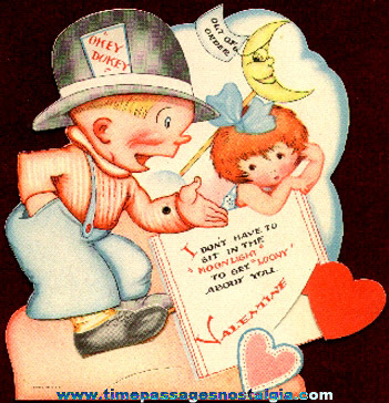 Early Kayo Mechanical Valentine Card
