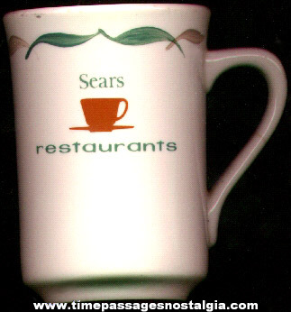Old Sears Restaurant China Coffee Mug
