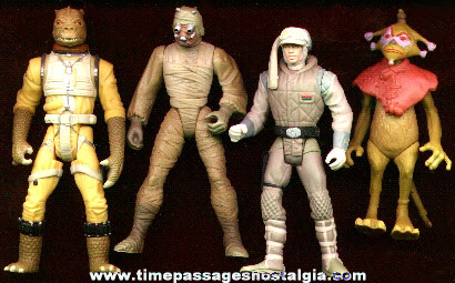 (4) Star Wars Character Figures