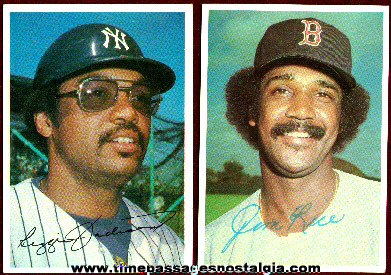 (5) Large Topps 1981 Baseball Cards