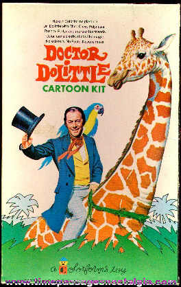 1967 Doctor Dolittle Colorforms Set