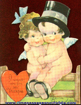 1930’s Kewpie Doll Character Valentine