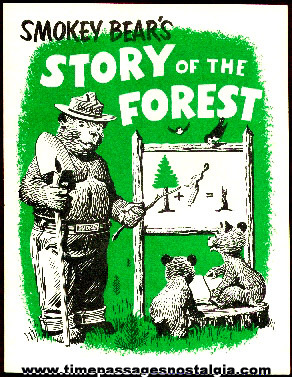 Old "Smokey Bear’s Story Of The Forest" Booklet