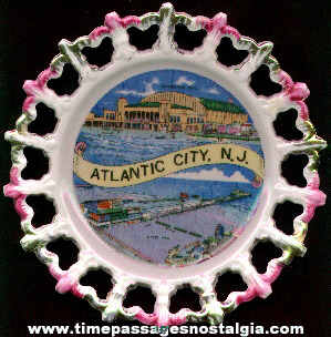 Old Atlantic City (N.J.) Souvenir China Plate