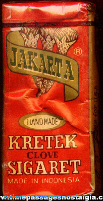 Unopened Pack Of Jakarta Cigarettes