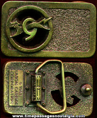 ©1983 Eveready Battery Advertising Brass Belt Buckle