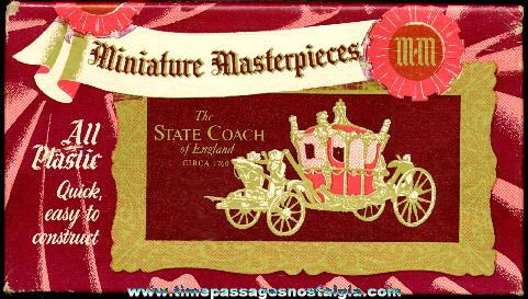 Unbuilt Miniature Masterpieces State Coach Model Of England