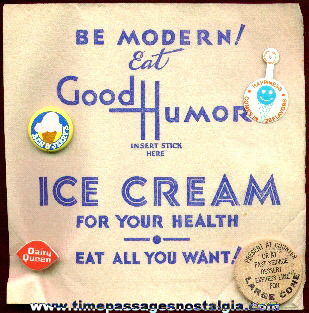 (5) Ice Cream Advertising Items