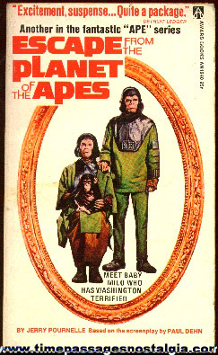 1974 "ESCAPE FROM THE PLANET OF THE APES" Paperback Book