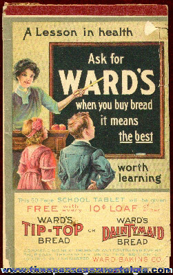 Old Wards Bread Advertising Premium Paper Tablet