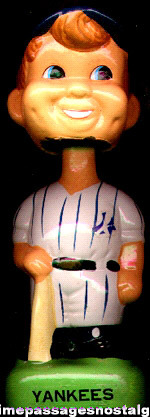 New York Yankees Bobbing Head Nodder Base Ball Player Figure