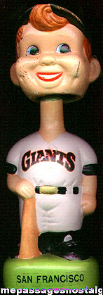 San Francisco Giants Bobbing Head Nodder Base Ball Player Figure