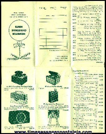 C.W. Homeyer & Co. Inc. Christmas Hints Sales Brochure