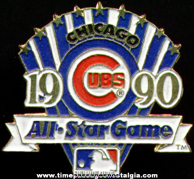 1990 Chicago Cubs All Star Game Baseball Pin