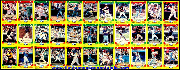 1982 Uncut Drakes Big Hitters Baseball Card Sheet Premium With The Original Mailer