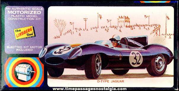 Unbuilt "D" Jaguar Motorized Lindberg Model Kit