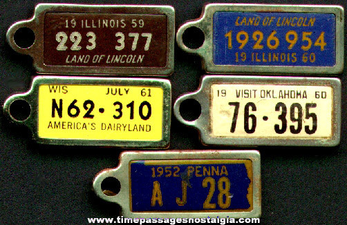 (5) Disabled American Veterans License Plate Charms