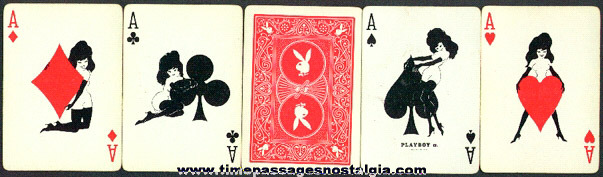 Complete Old Playboy Playing Card Deck