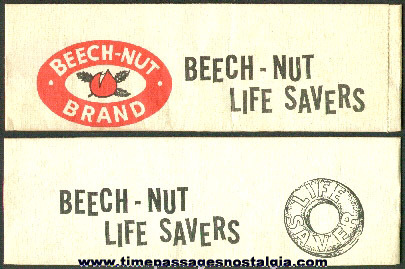 1966 Beech - Nut Brand / Life Savers Advertising Paper Vendors Hat