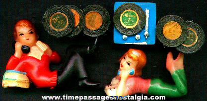(9) Old Teenager Cake Decoration Pieces