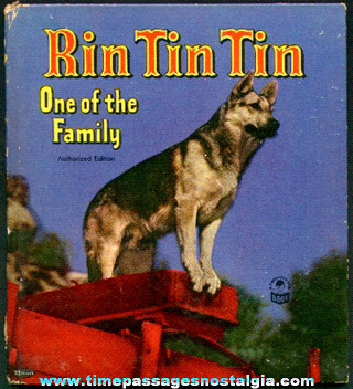 1953 Rin Tin Tin One Of The Family Whitman - A Cozy Corner - Book