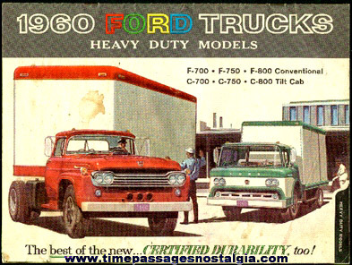 1960 Heavy Duty Ford Trucks Advertising Booklet