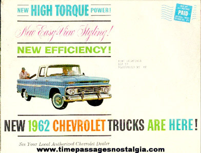 1962 Chevrolet Trucks Advertising Booklet