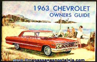 1963 Chevrolet Owners Guide