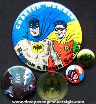 (5) Small Batman & Robin Items