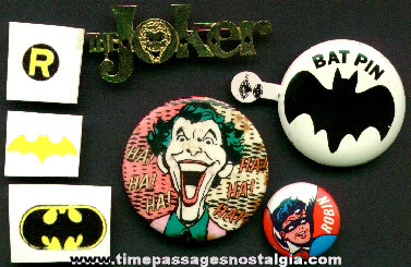 (7) Small Batman Related Items